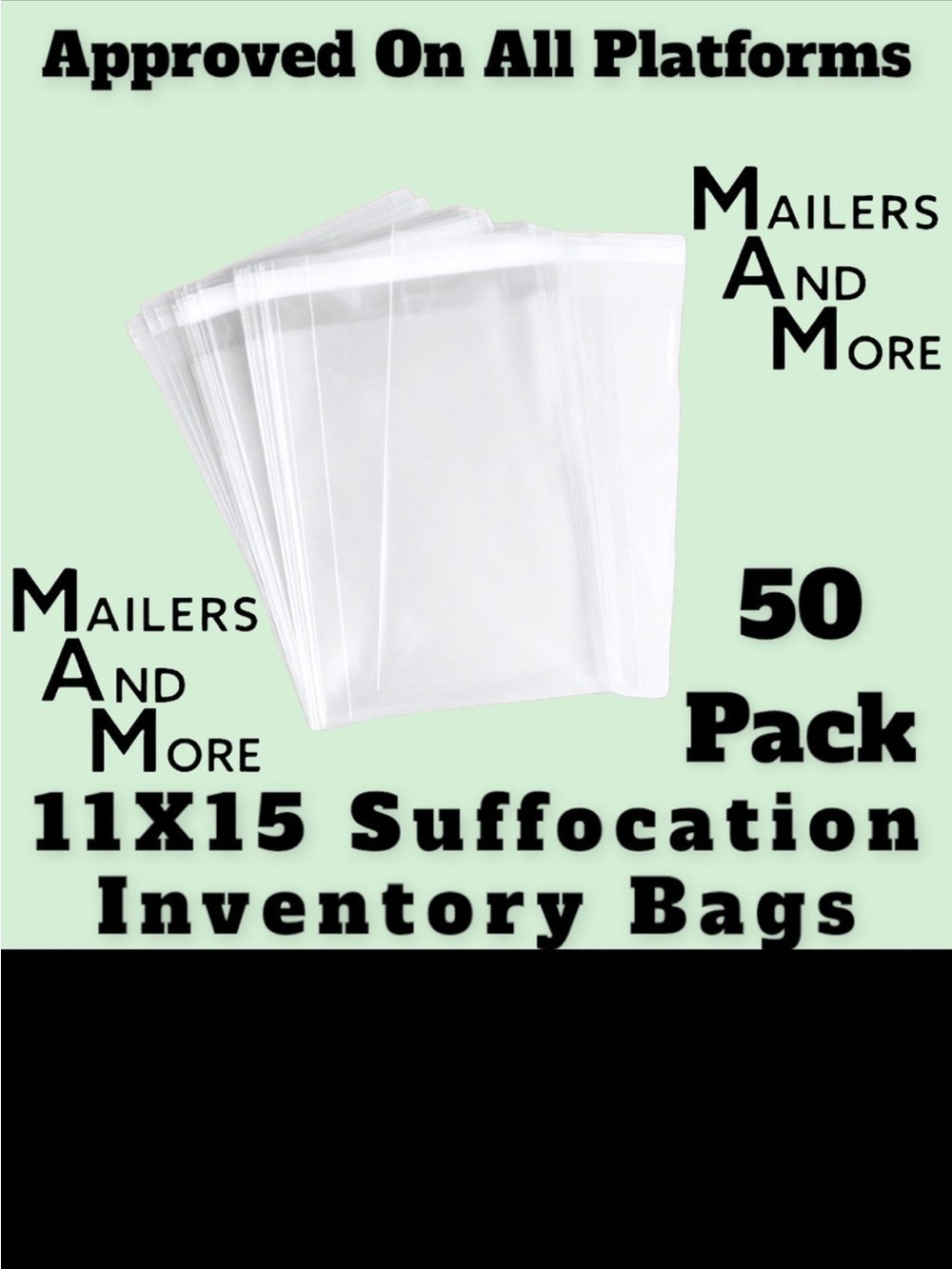 50 11X15 Clear Self Adhesive Bag PRICE IS FIRM